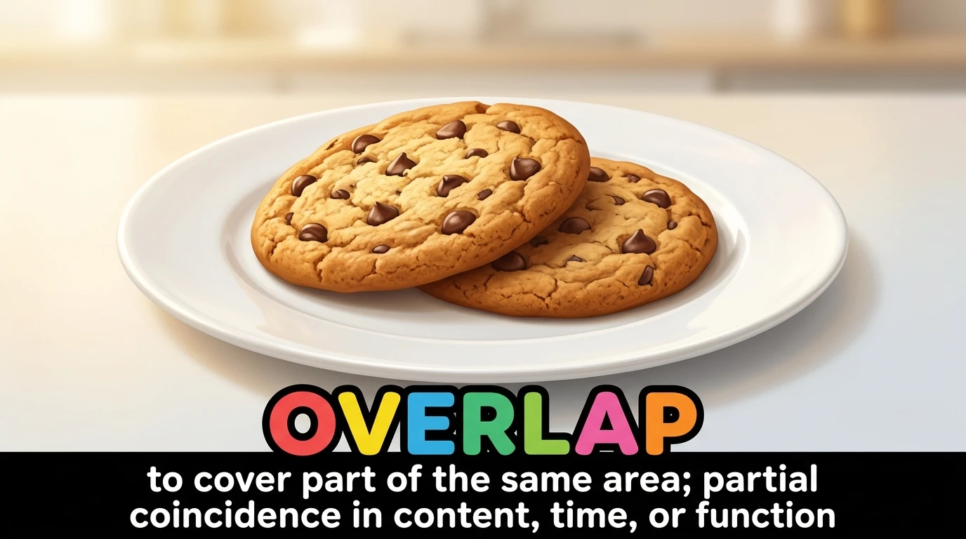 English Illustration for overlap